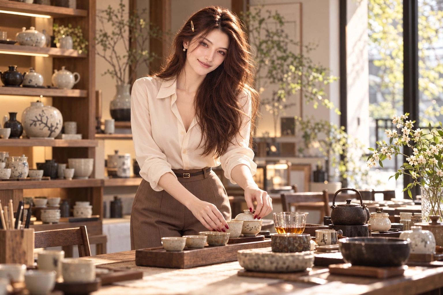 當代編輯插畫，並非歷史證據 — 從招財女神得到的啓發