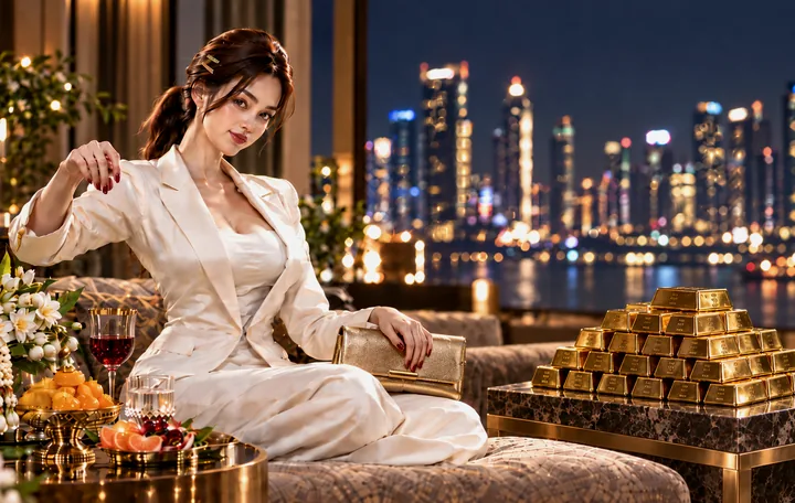 Modern Nang Kwak in a warm evening setting